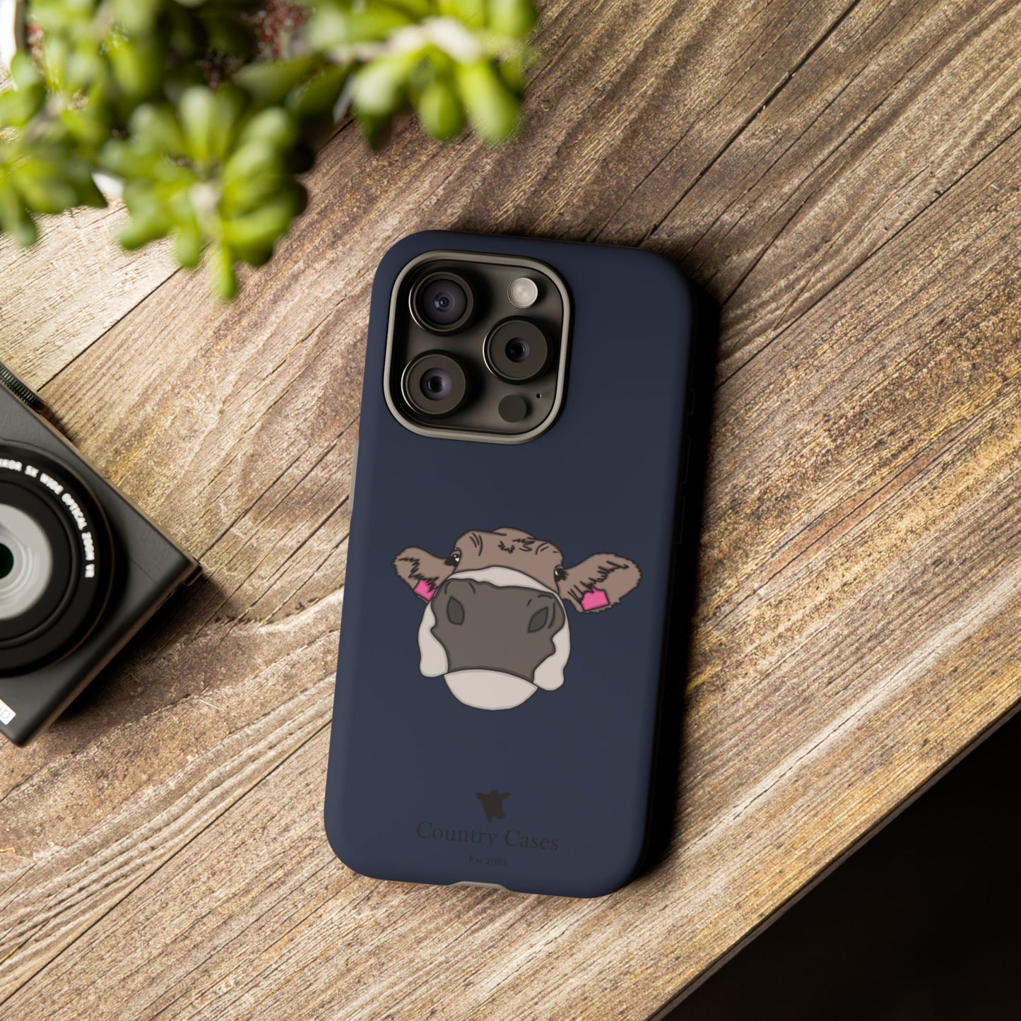 Navy brown Swiss case