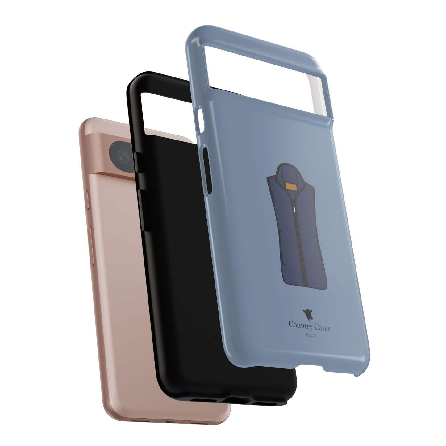 Android blue waistcoat case