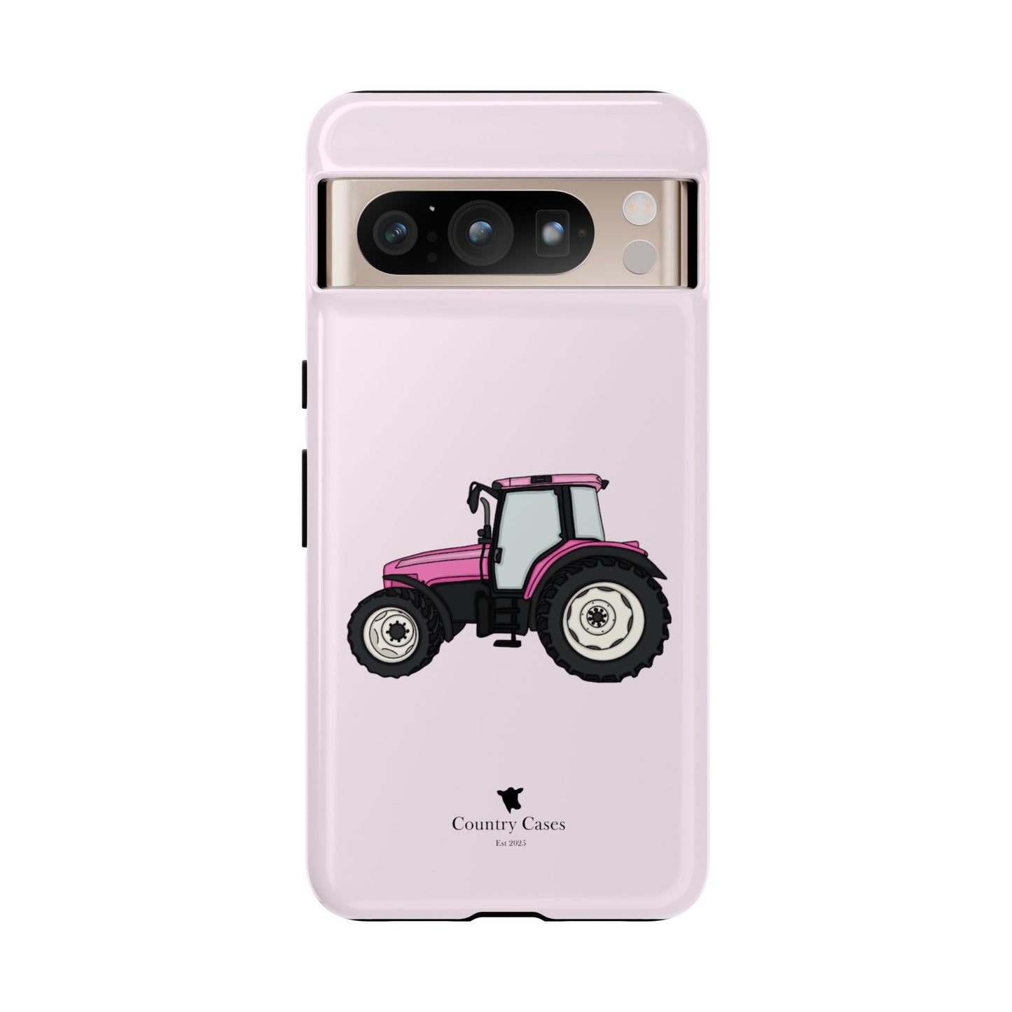 Android pink tractor case