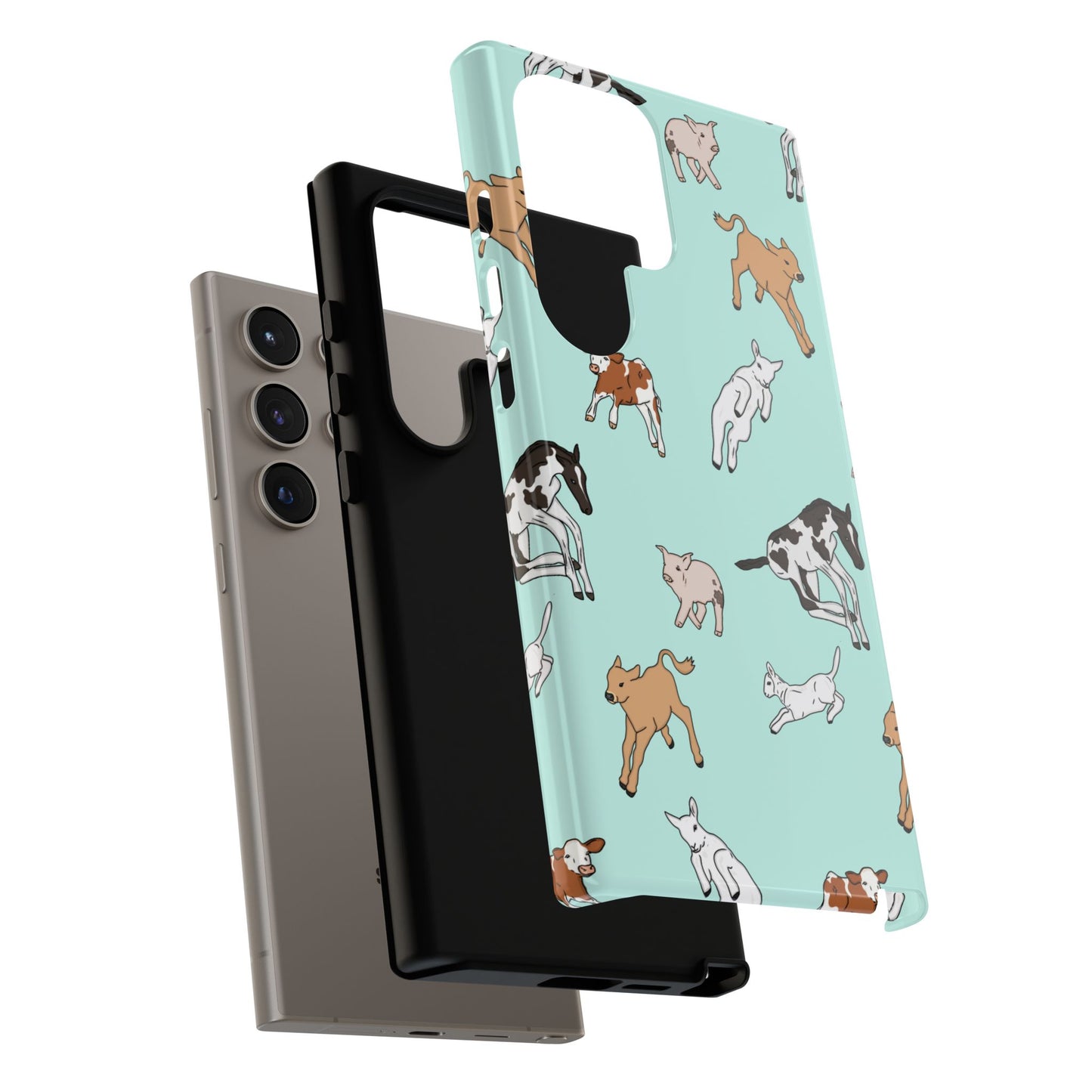 Android farmyard Freinds Blue Case