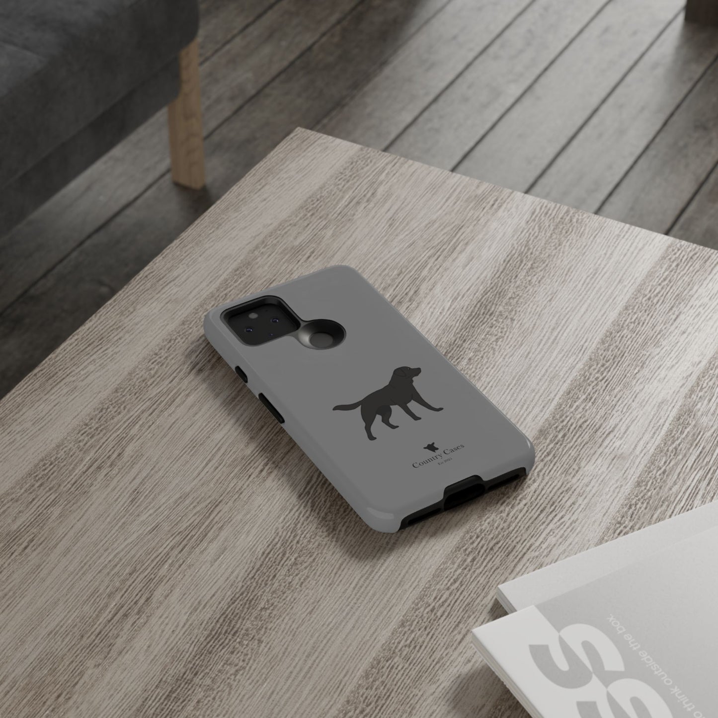 Android black Labrador case