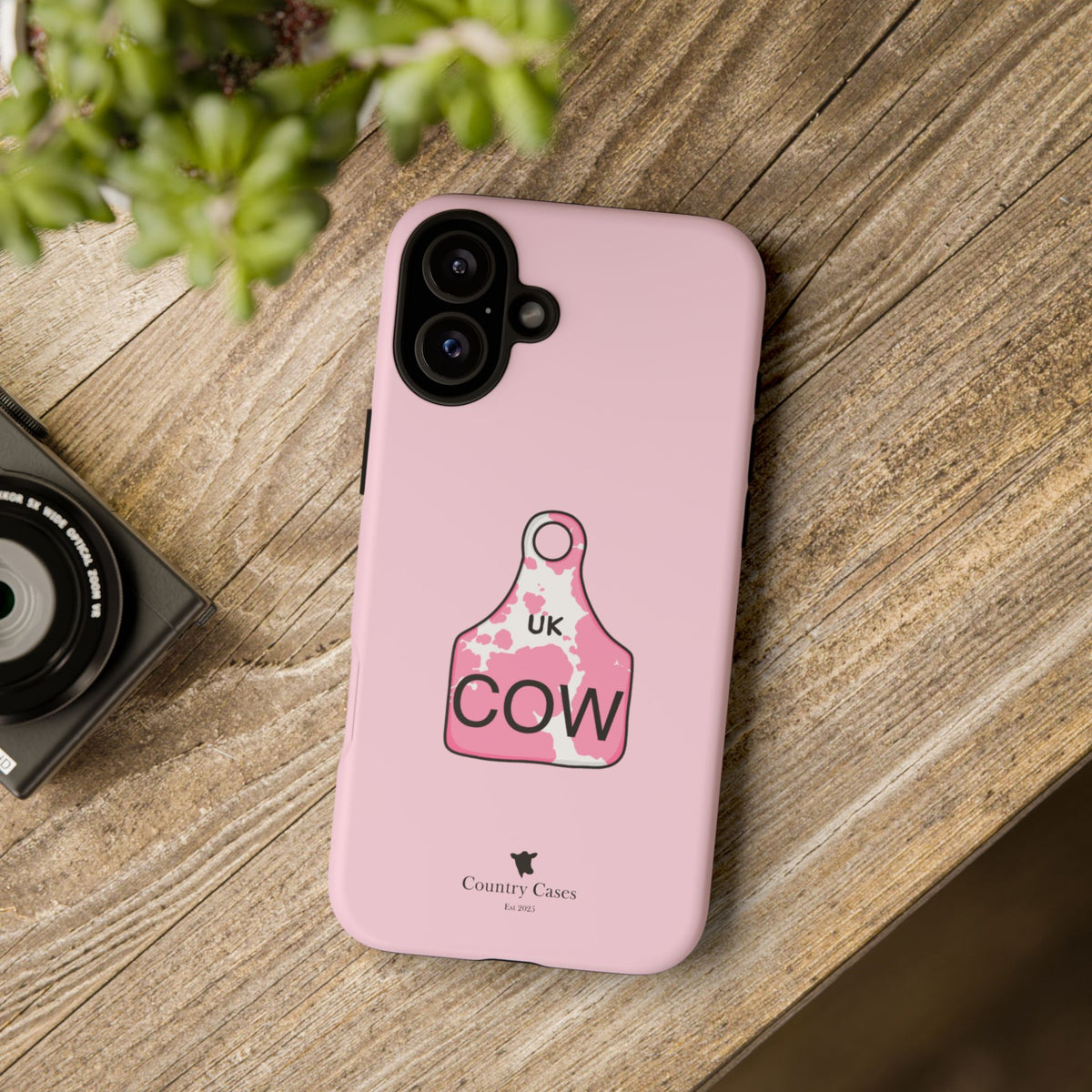Pink Ear Tag Case