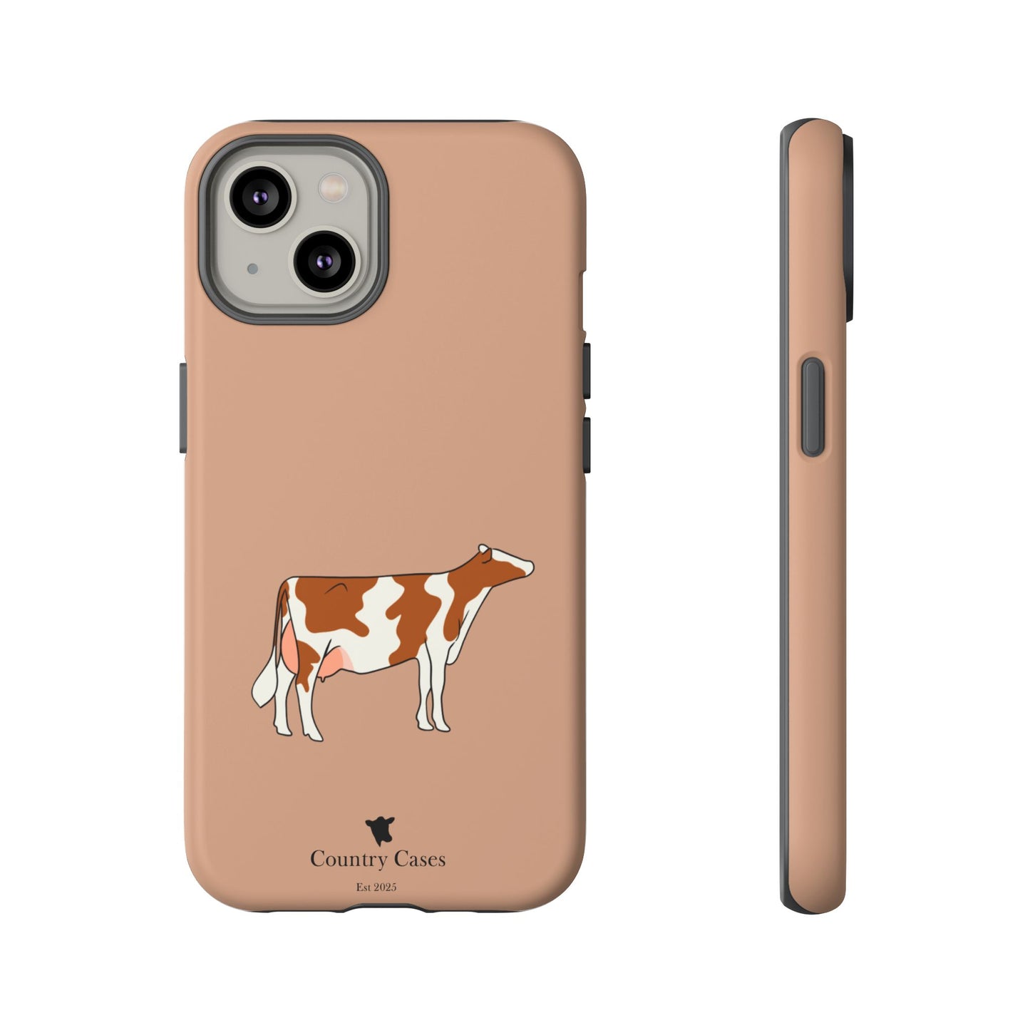 Red and white Holstein case