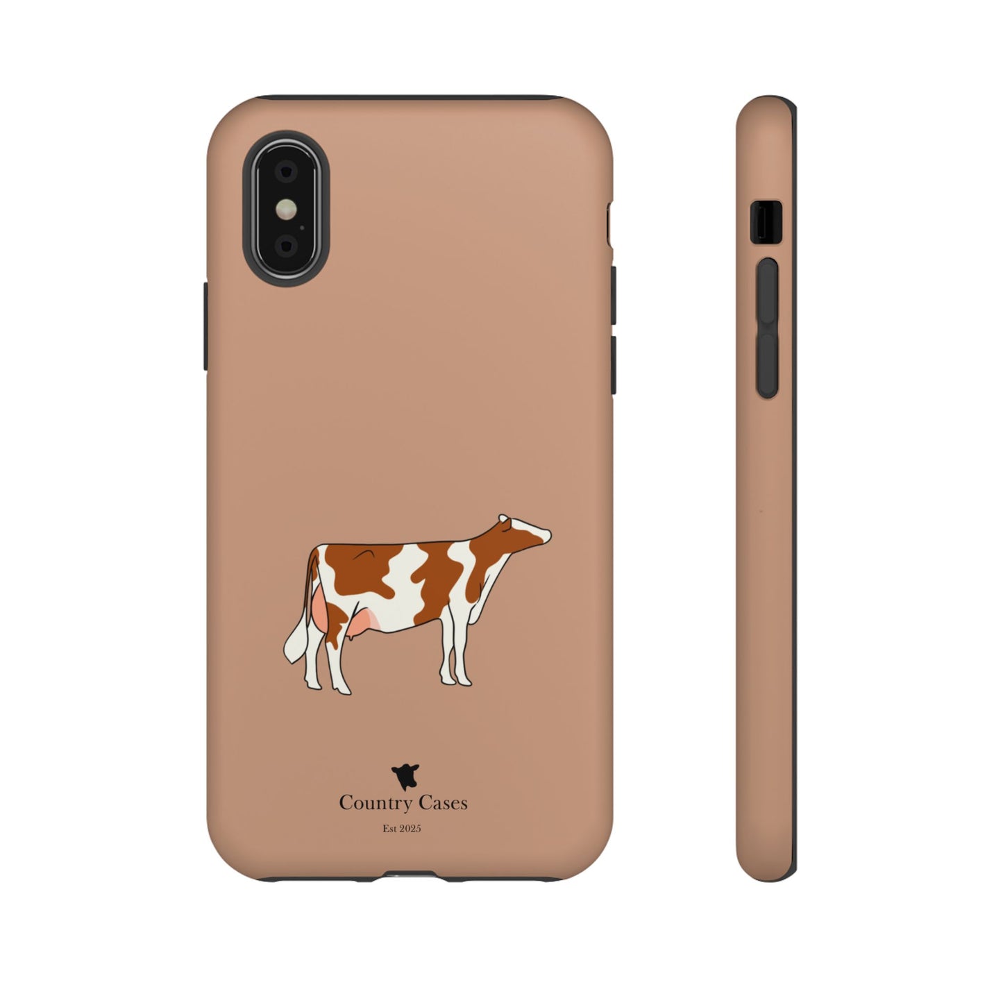 Red and white Holstein case