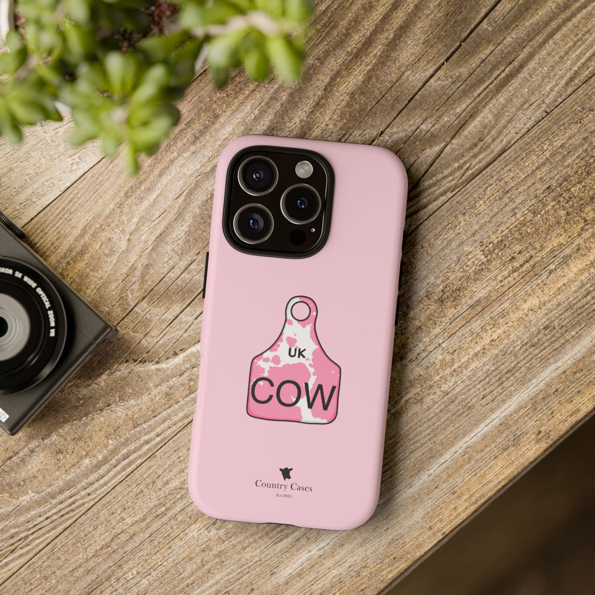 Pink Ear Tag Case