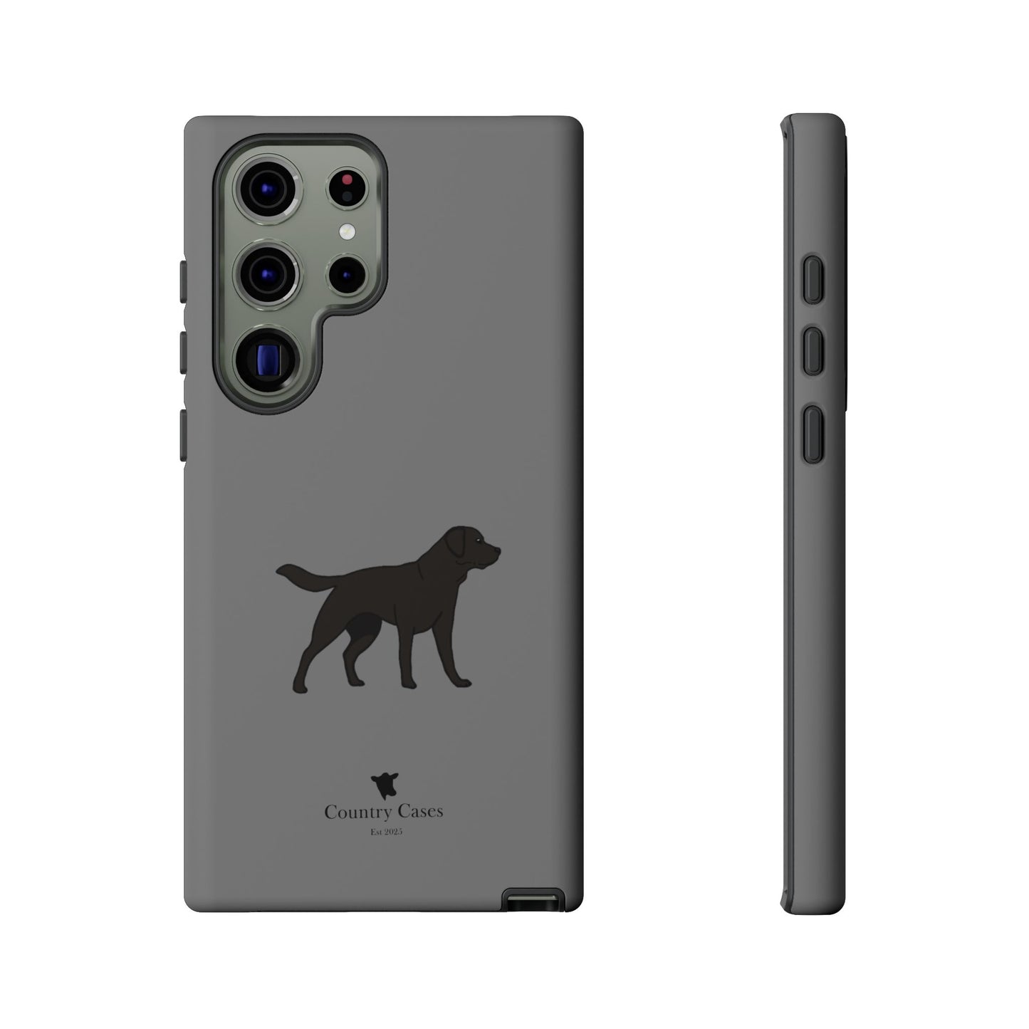 Android black Labrador case