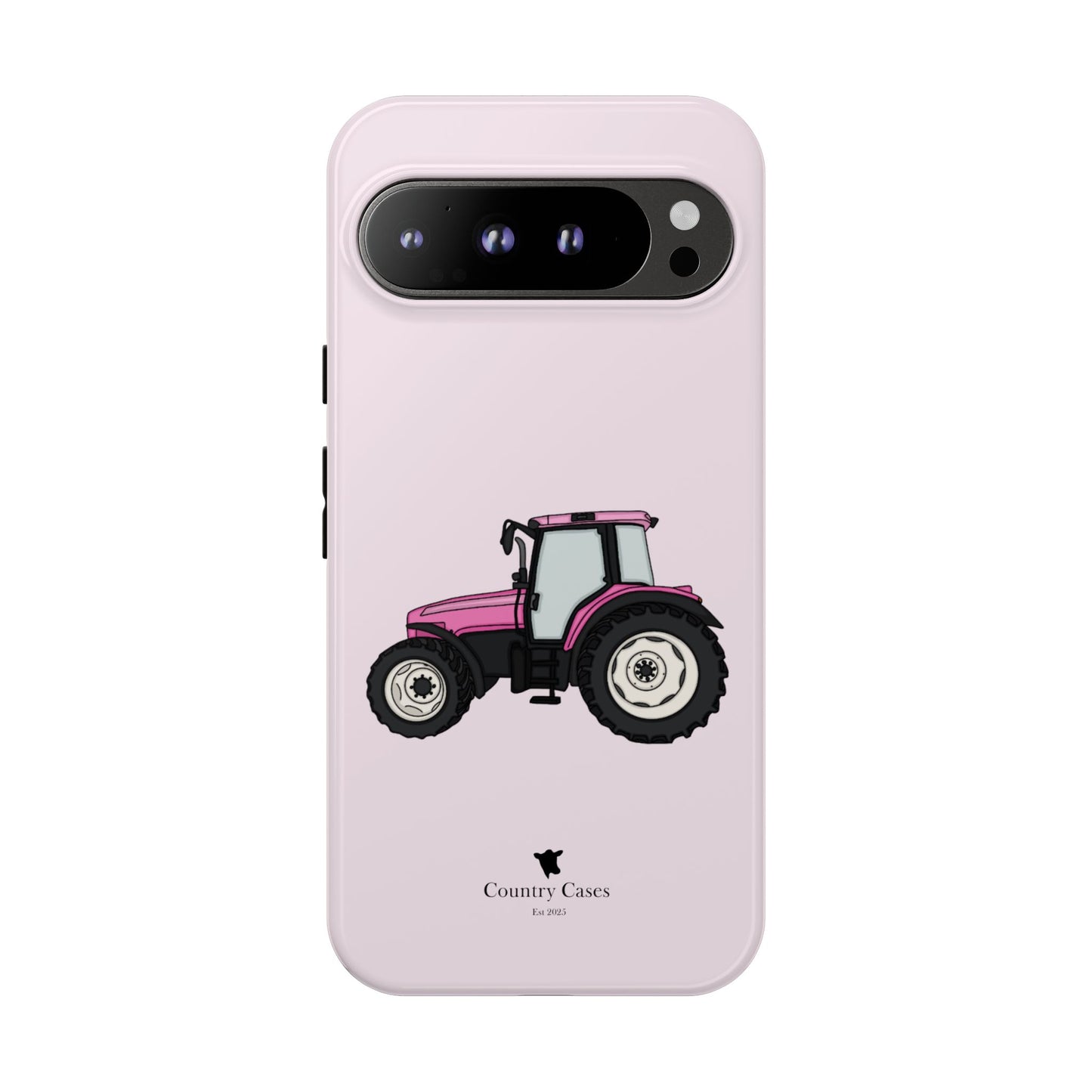 Android pink tractor case