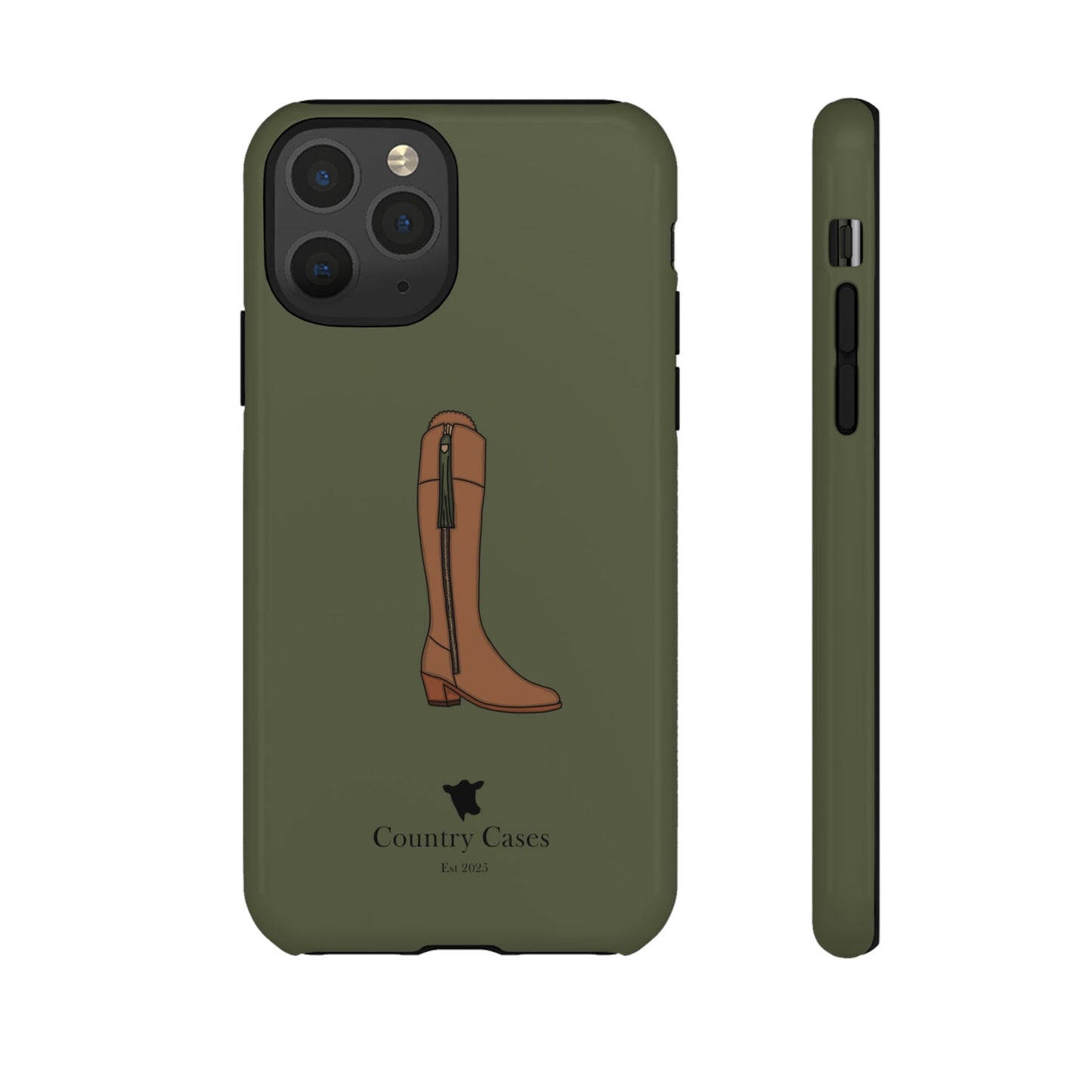 Green country boot case