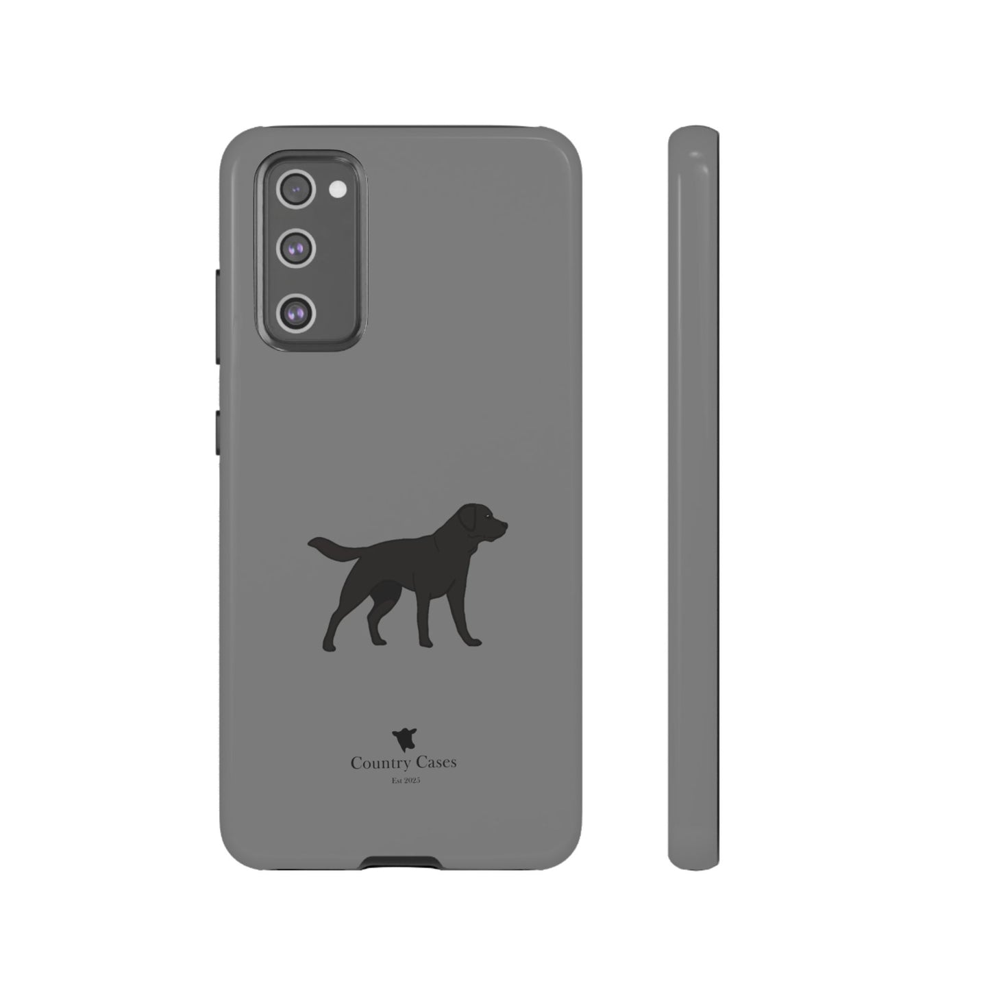 Android black Labrador case