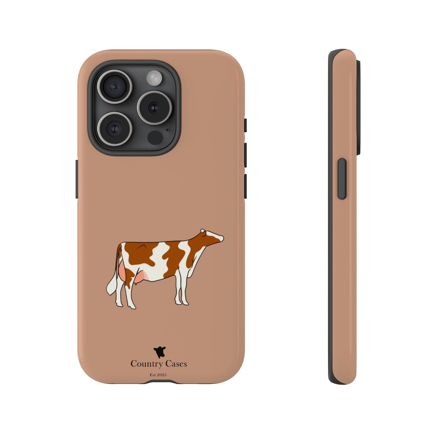 Red and white Holstein case