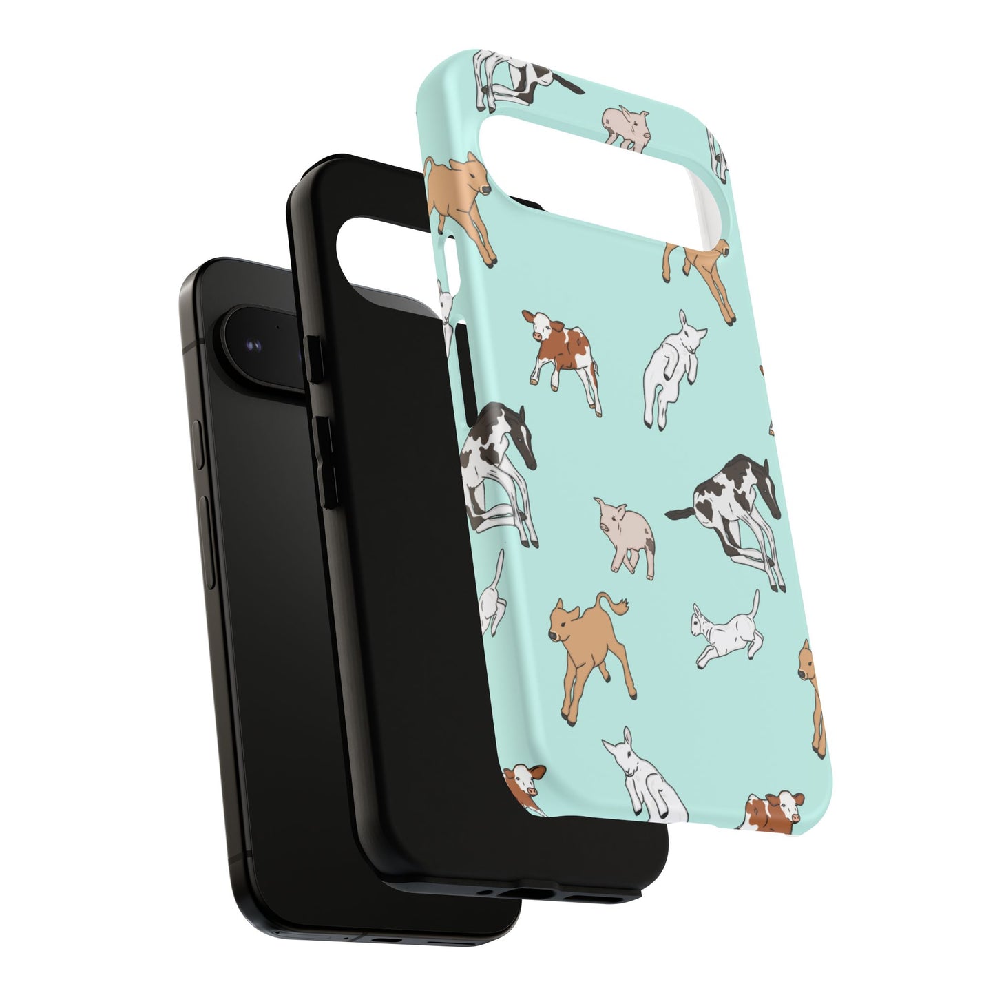 Android farmyard Freinds Blue Case
