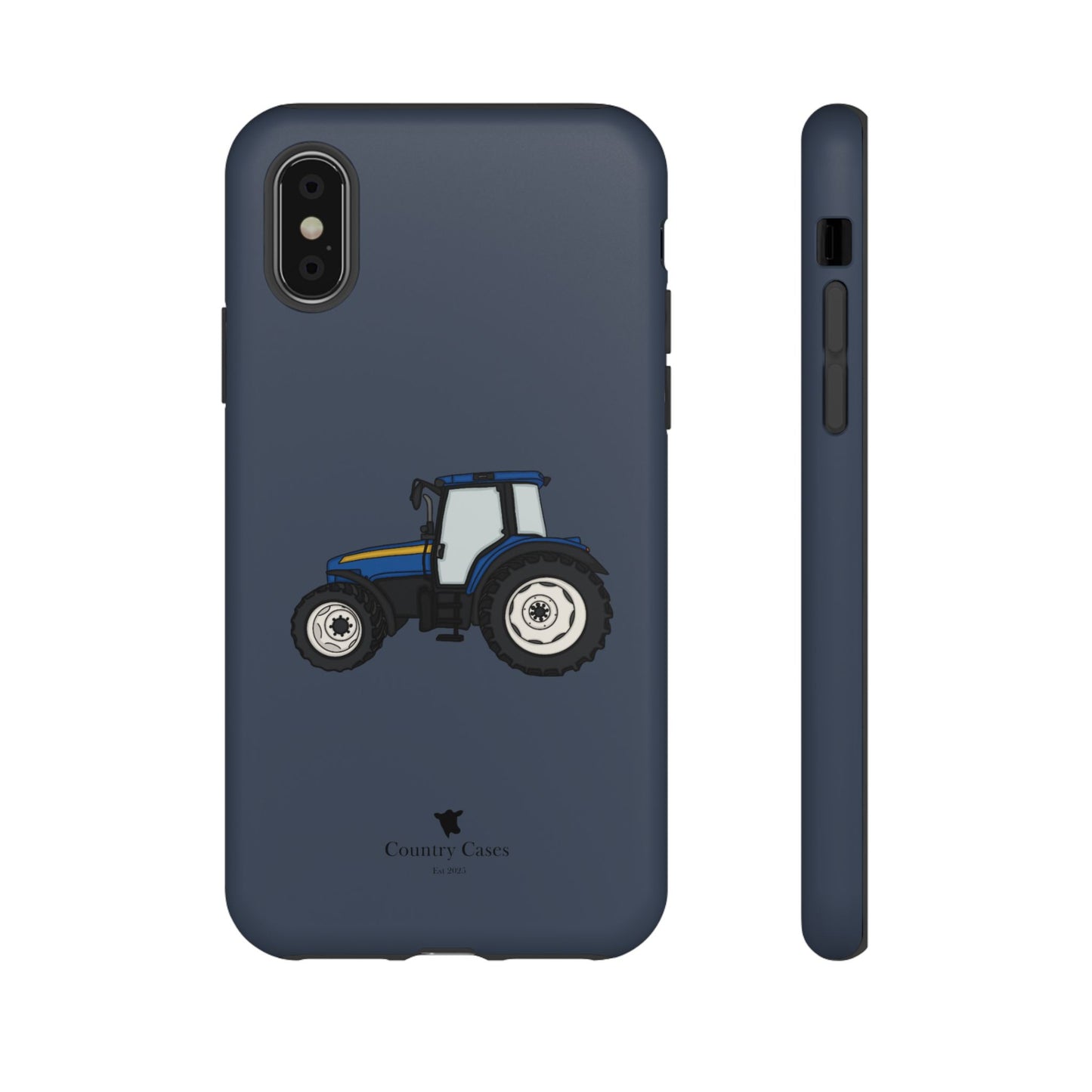 Blue tractor case
