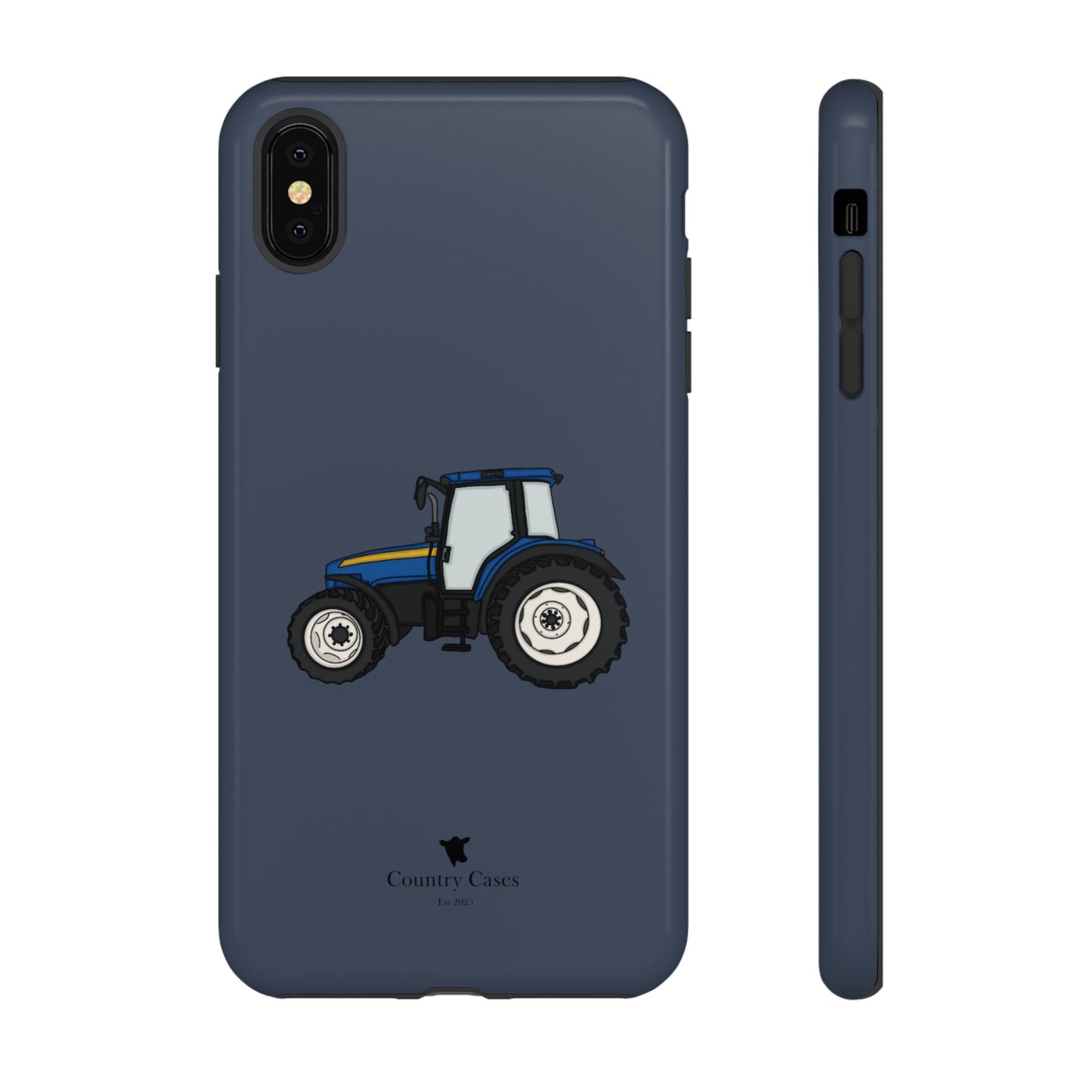 Blue tractor case