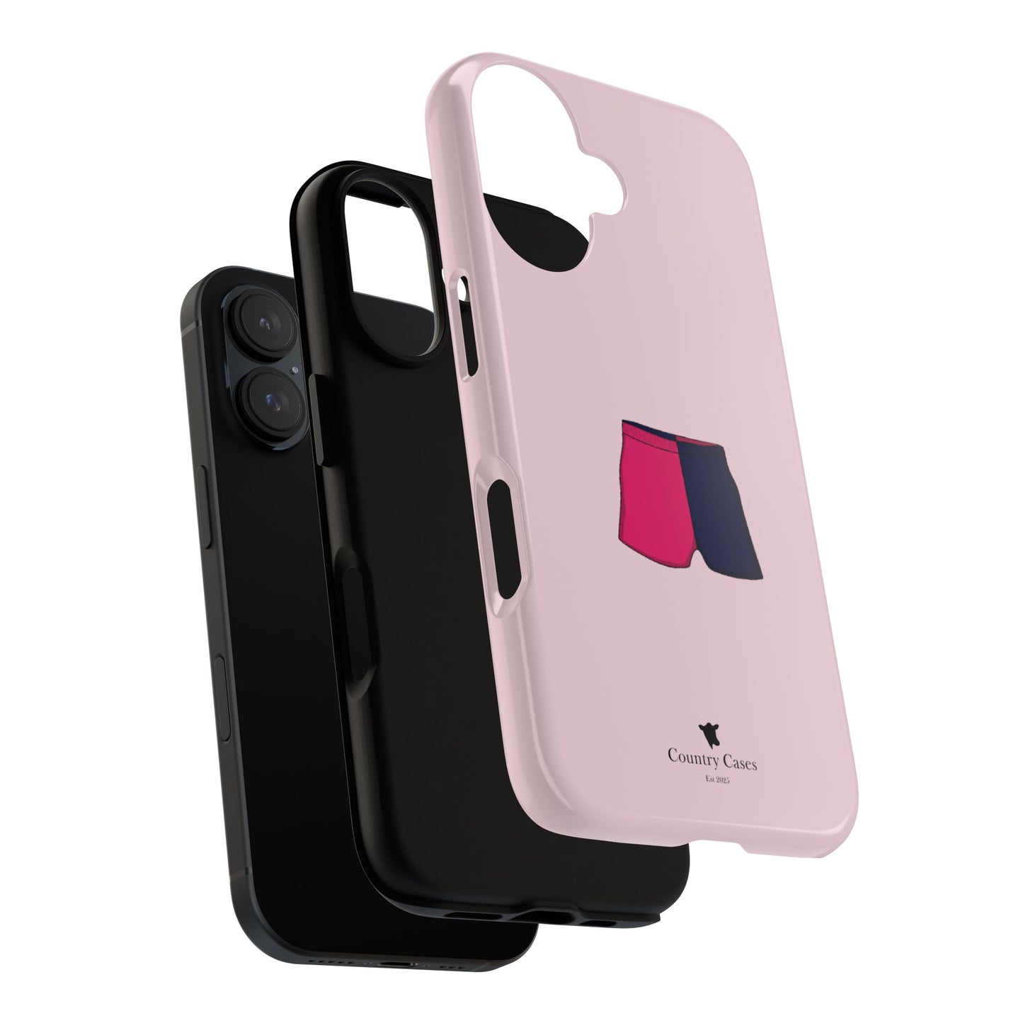Two toned short phone case