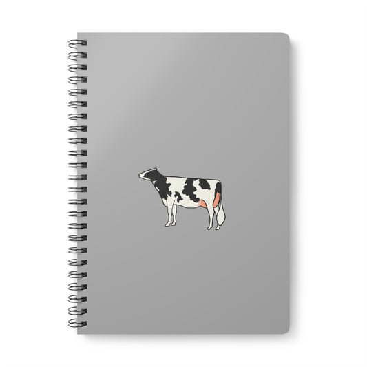 Black and white Holstein notebook