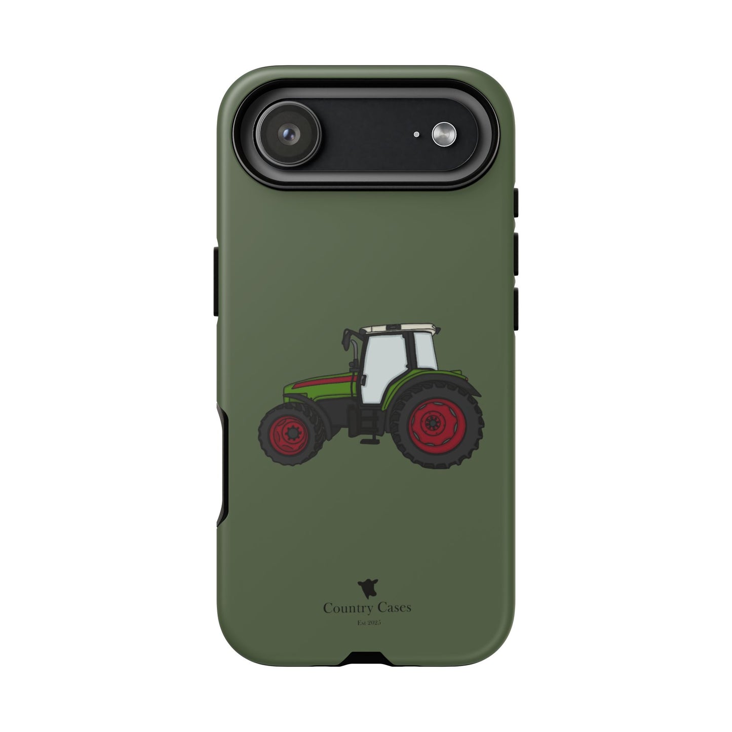 Green tractor case