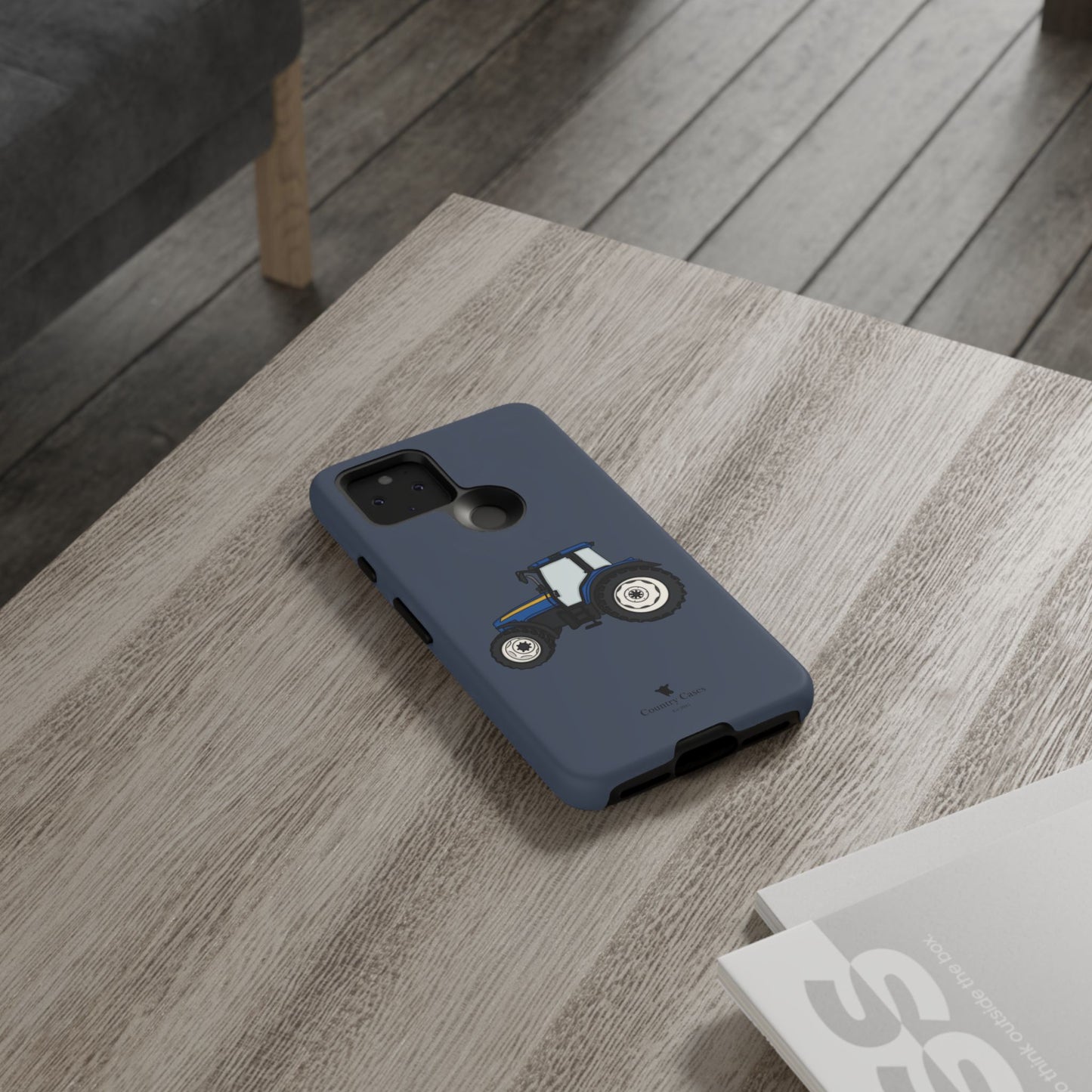Android blue tractor case