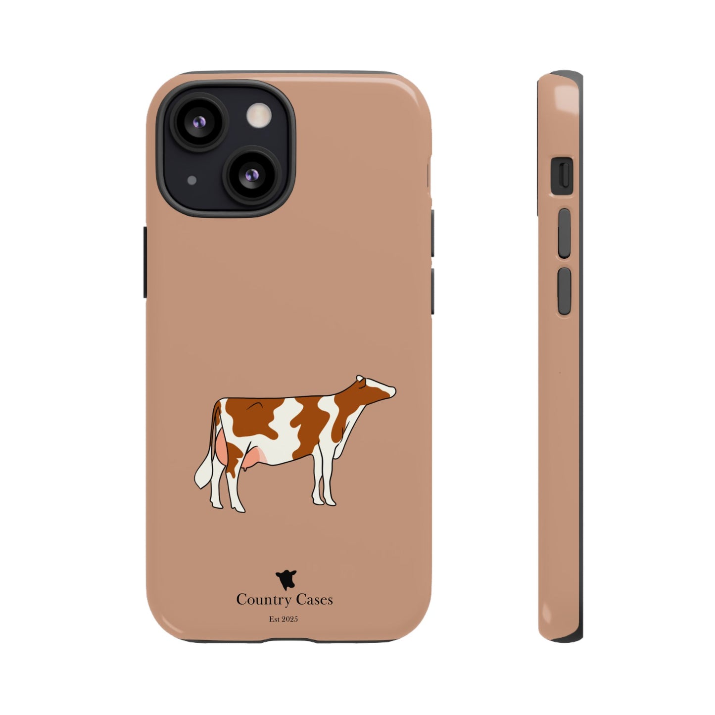 Red and white Holstein case