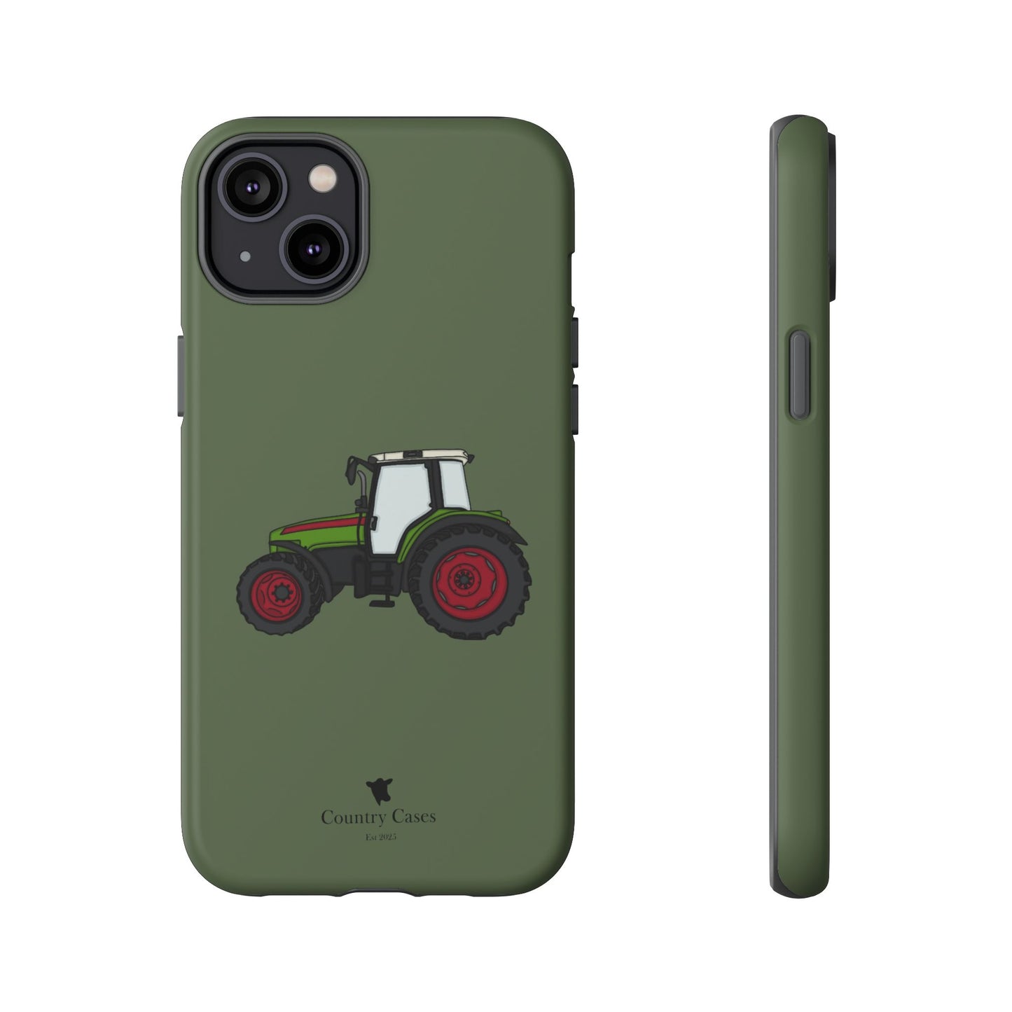 Green tractor case