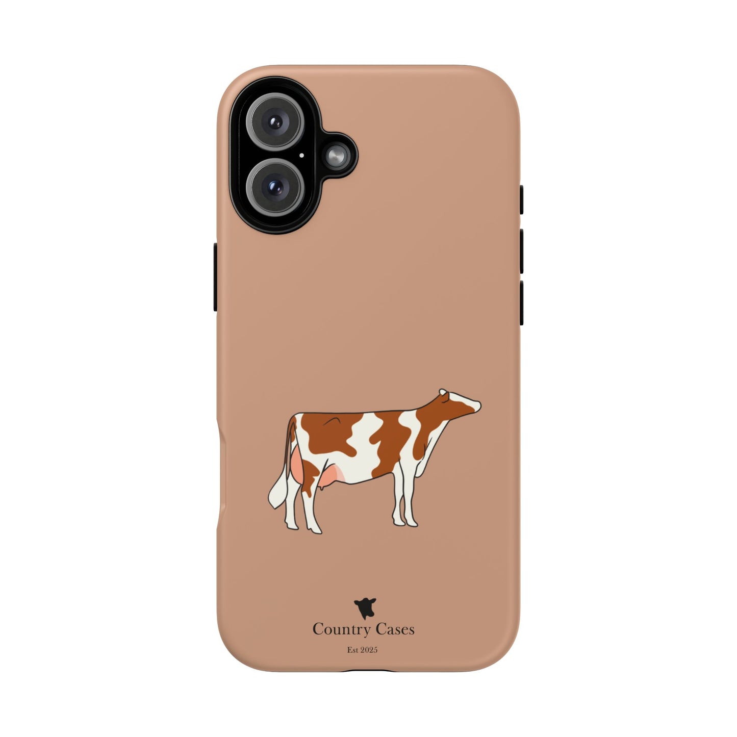 Red and white Holstein case