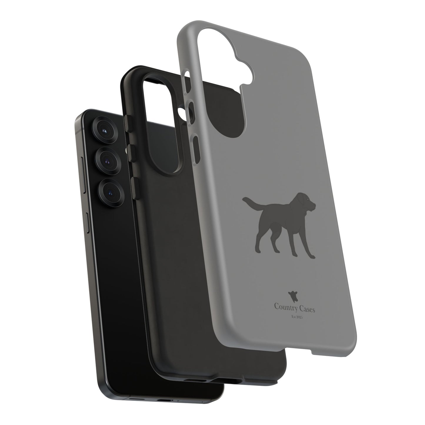 Android black Labrador case