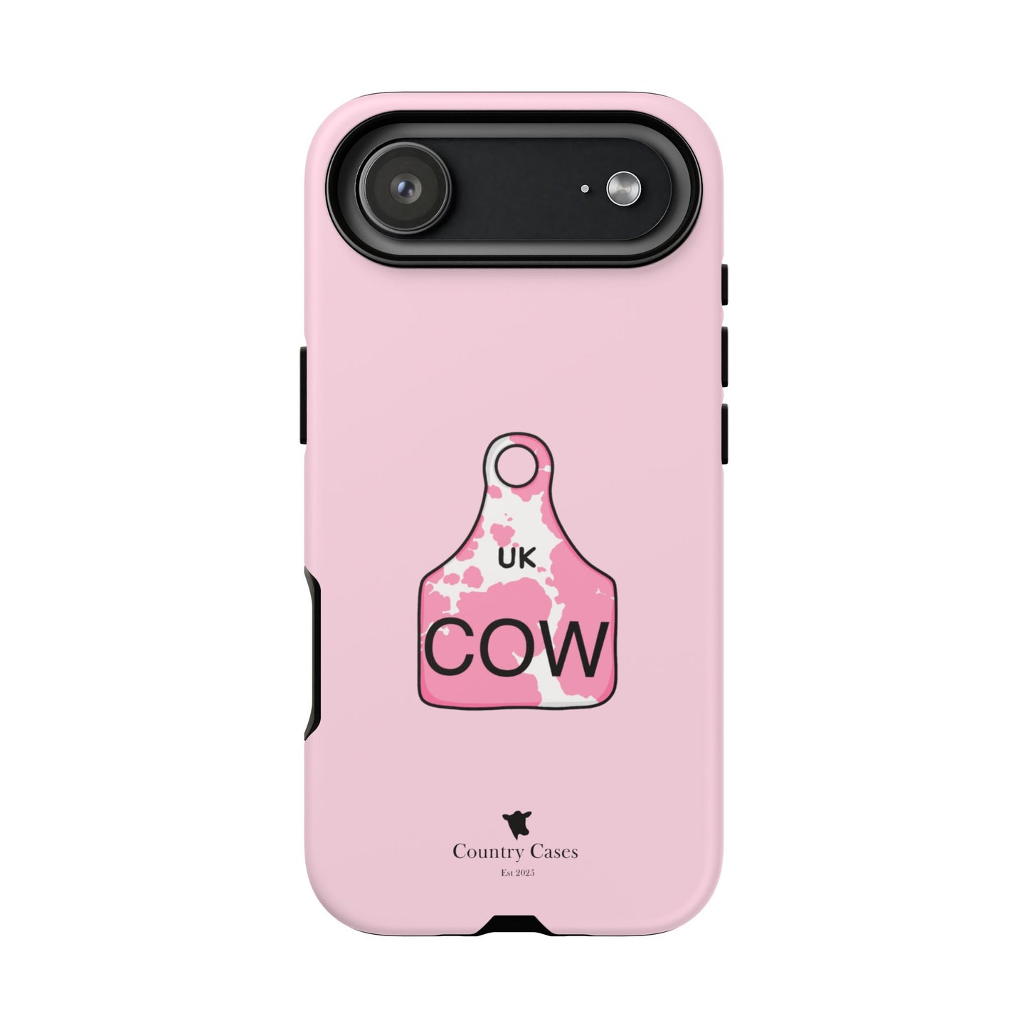 Pink ear tag case