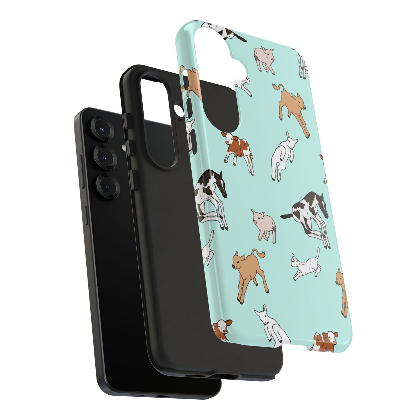 Android farmyard Freinds Blue Case