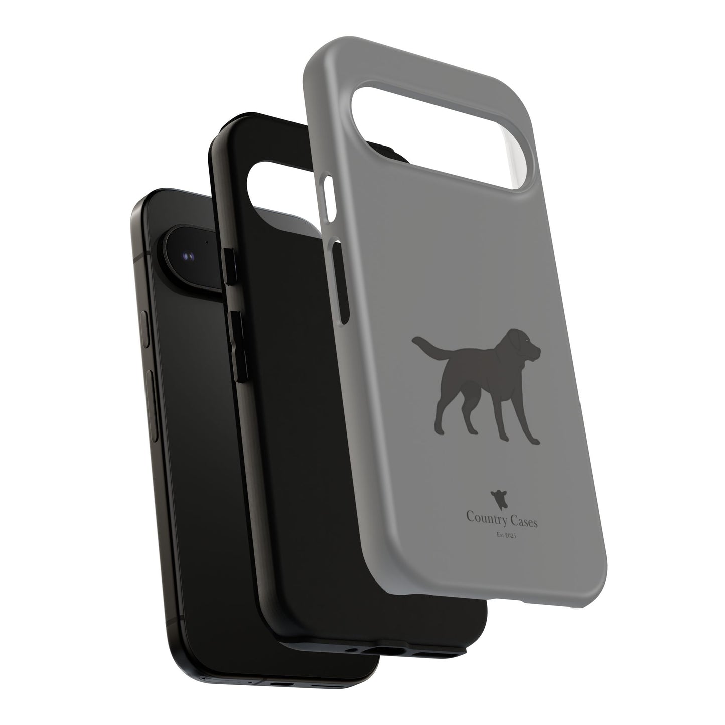 Android black Labrador case