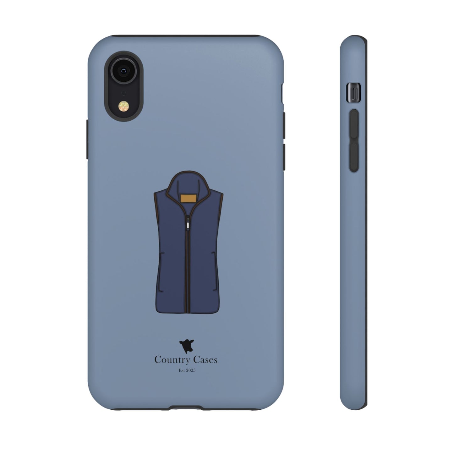 Blue fleece case