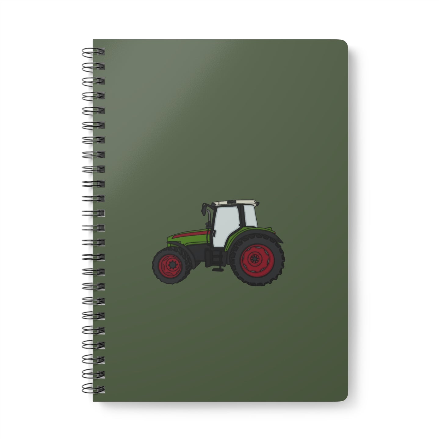 Green tractor notebook