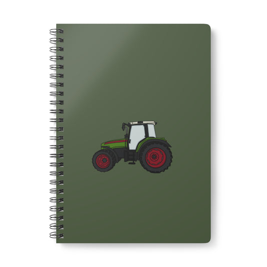Green tractor notebook