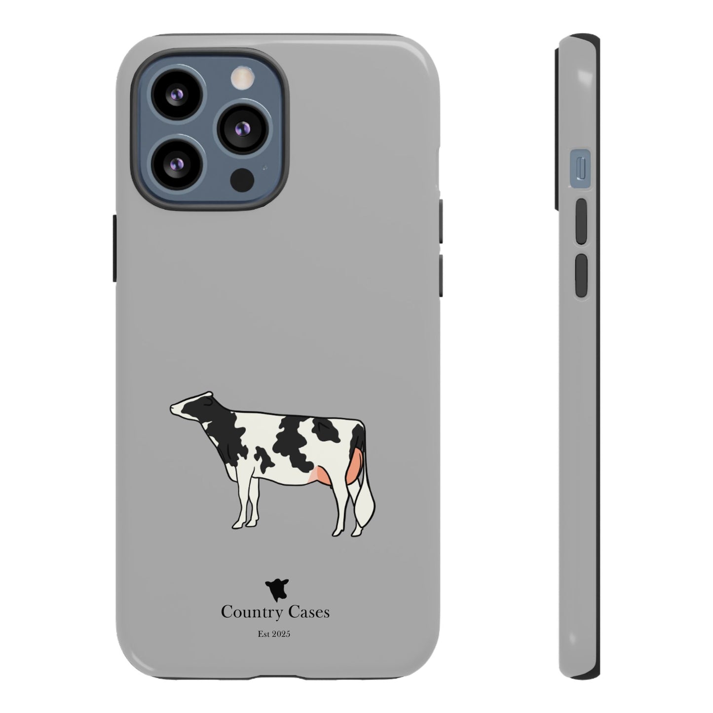 Black and white Holstein case