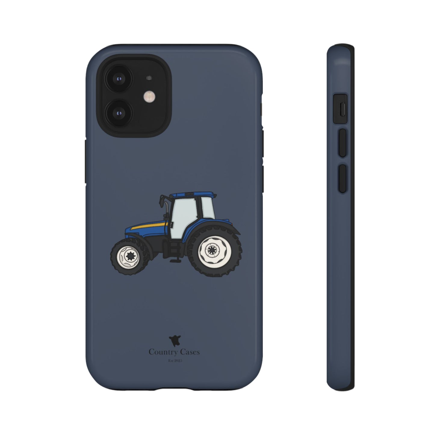 Blue tractor case