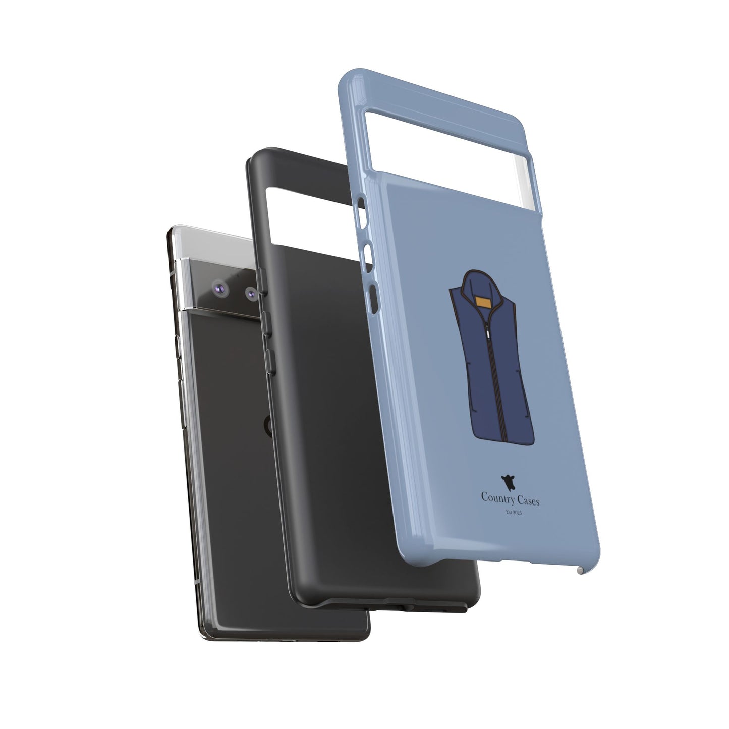 Android blue waistcoat case