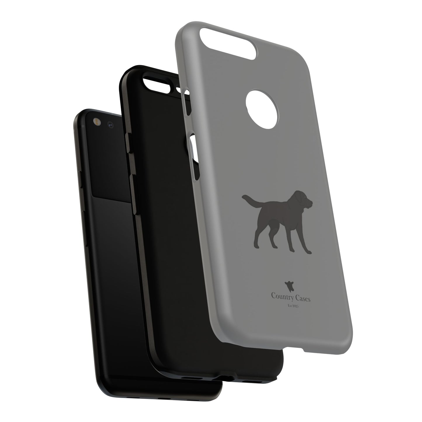 Android black Labrador case