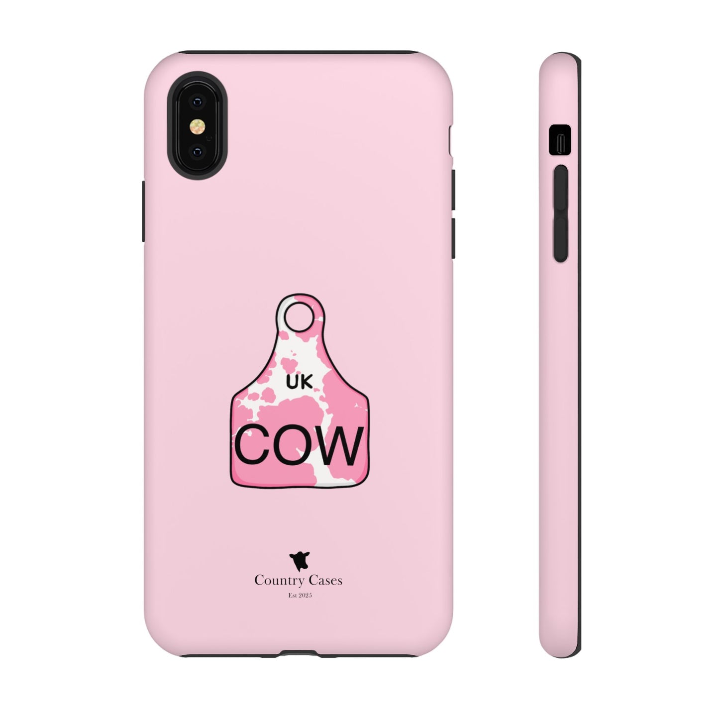 Pink ear tag case