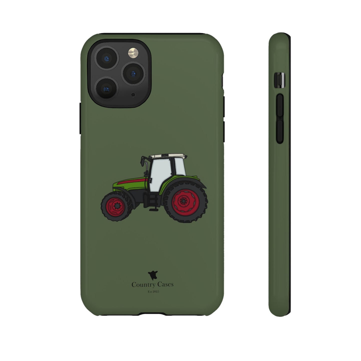 Green tractor case
