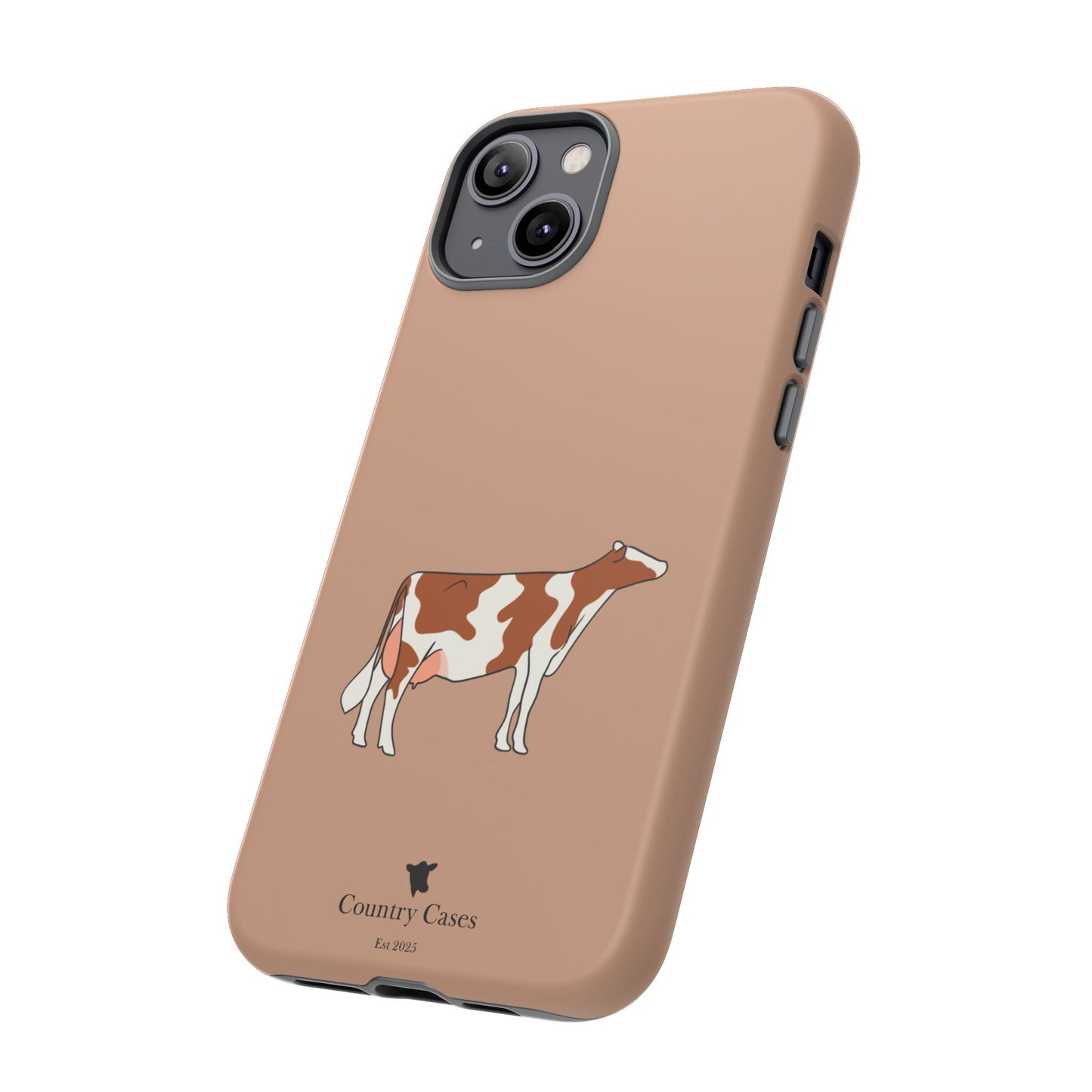 Red and white Holstein case