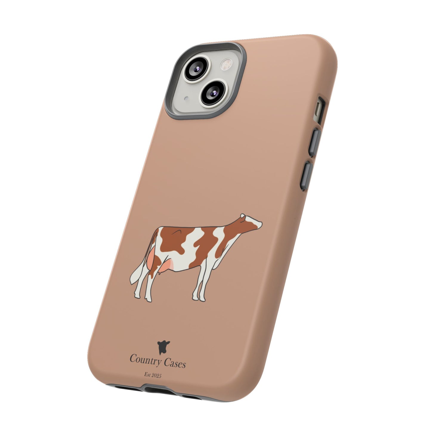 Red and white Holstein case