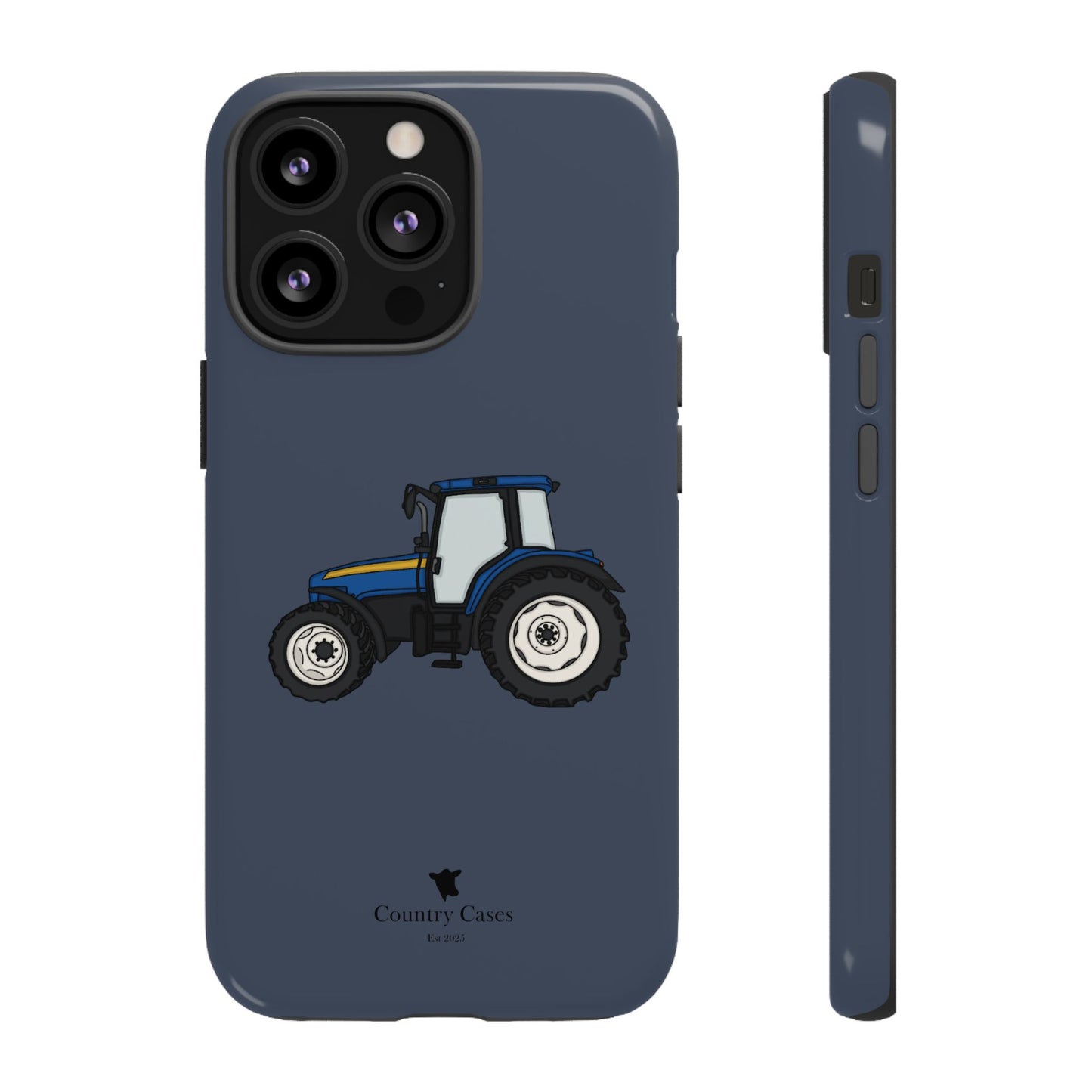 Blue tractor case