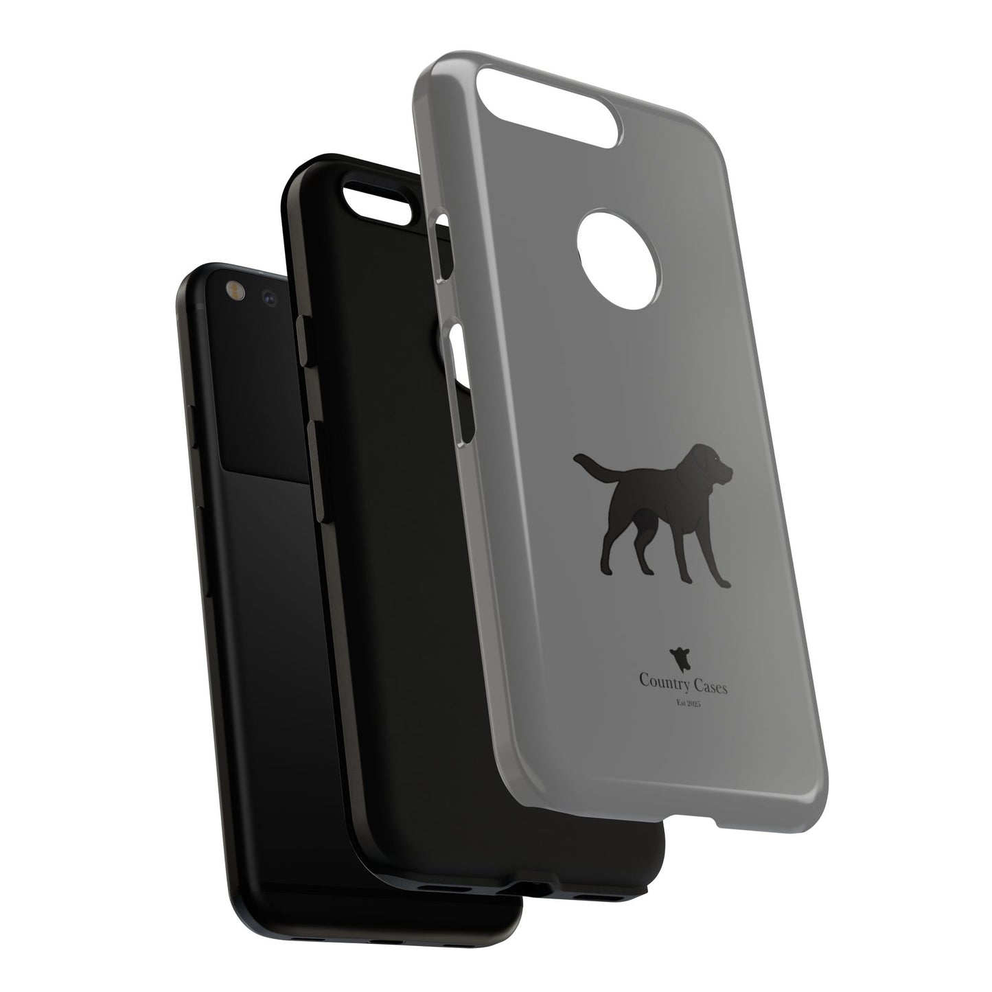 Android black Labrador case