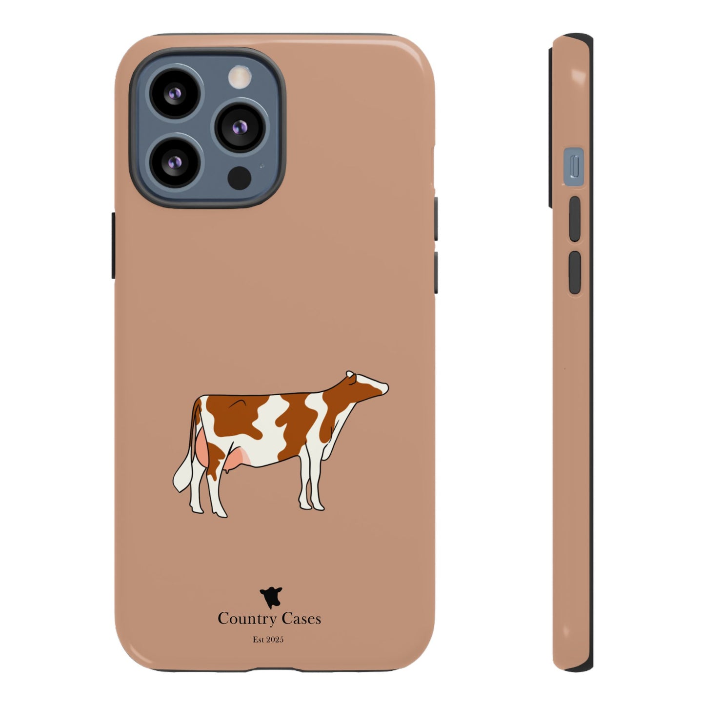 Red and white Holstein case