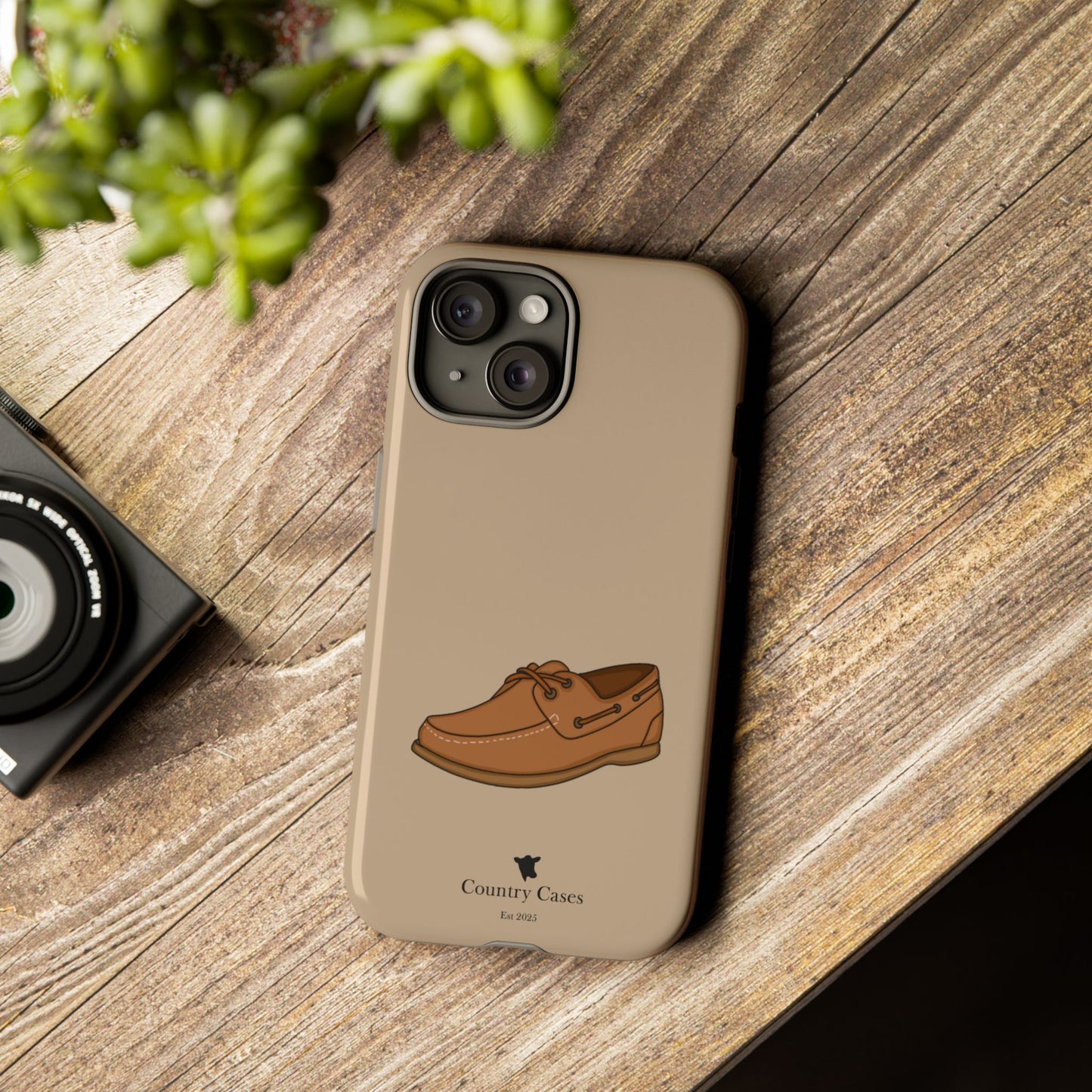 Classic boat shoe phone case