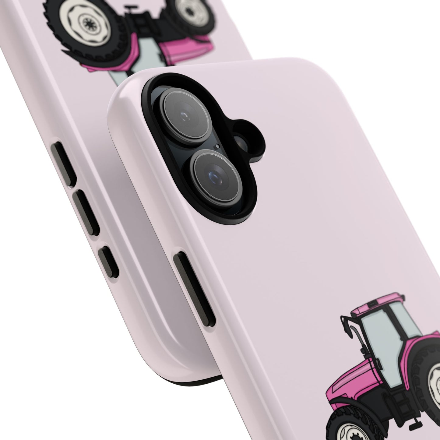 Pink tractor case