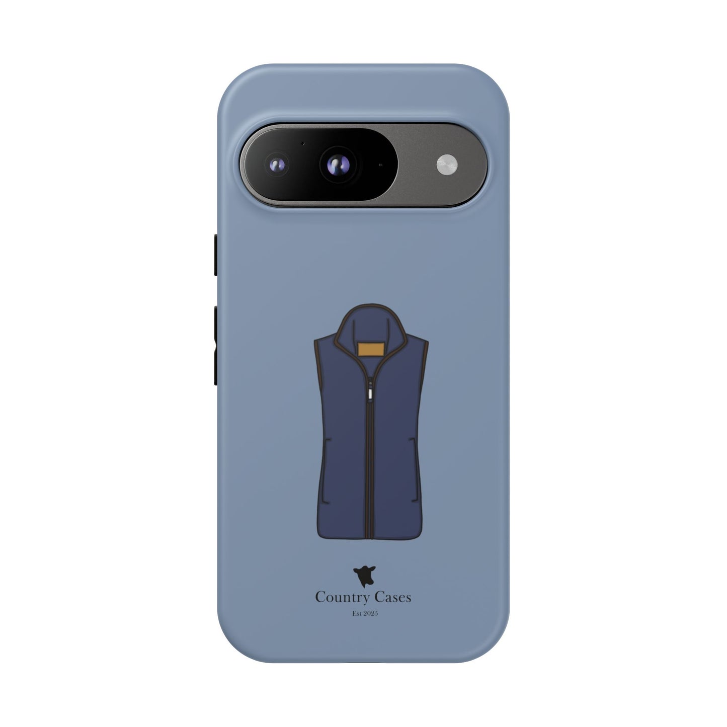Android blue waistcoat case