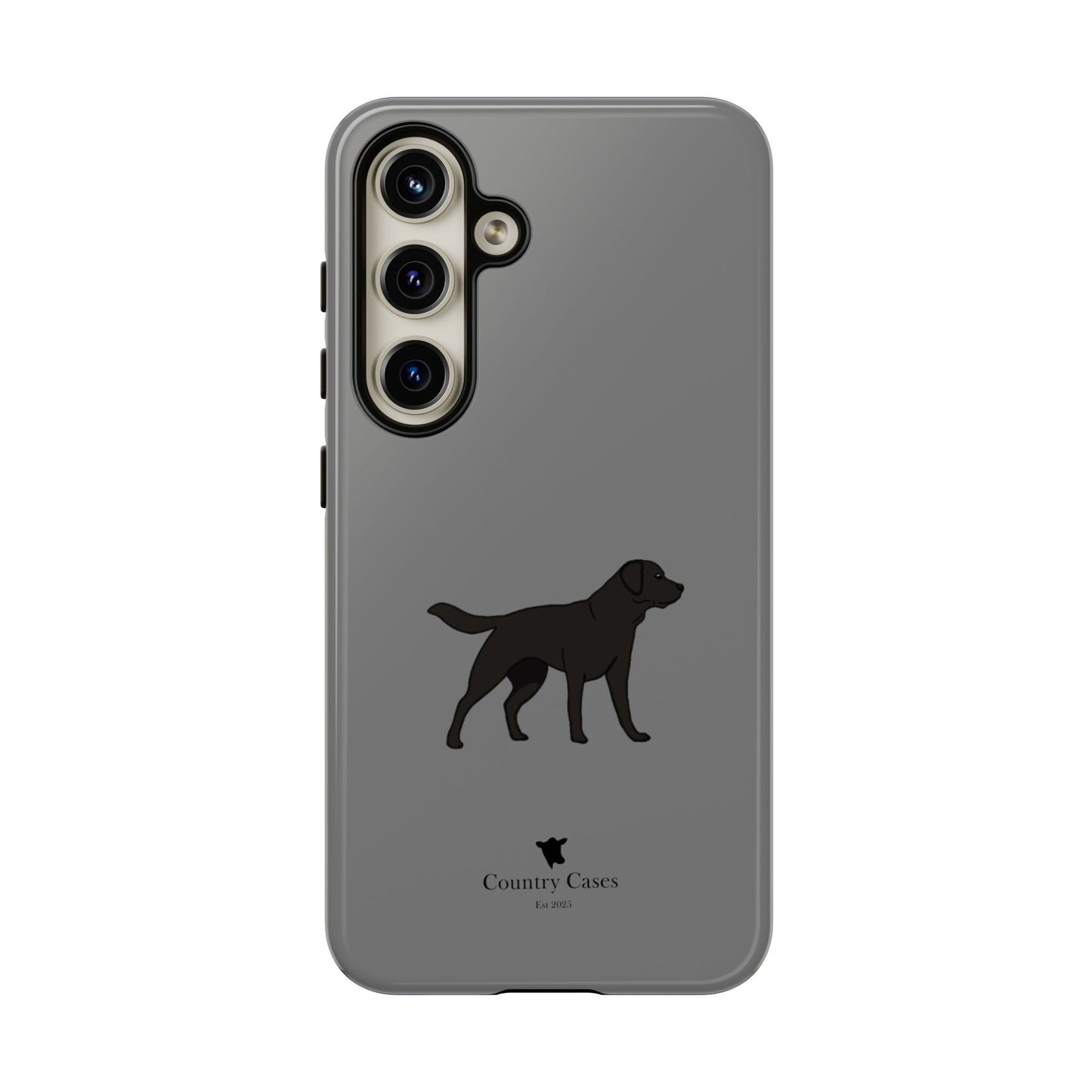 Android black Labrador case