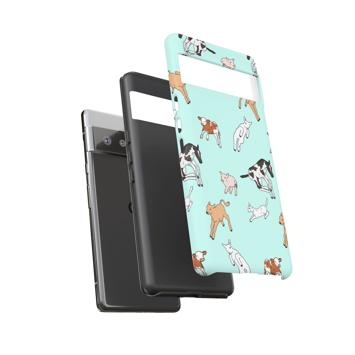 Android farmyard Freinds Blue Case