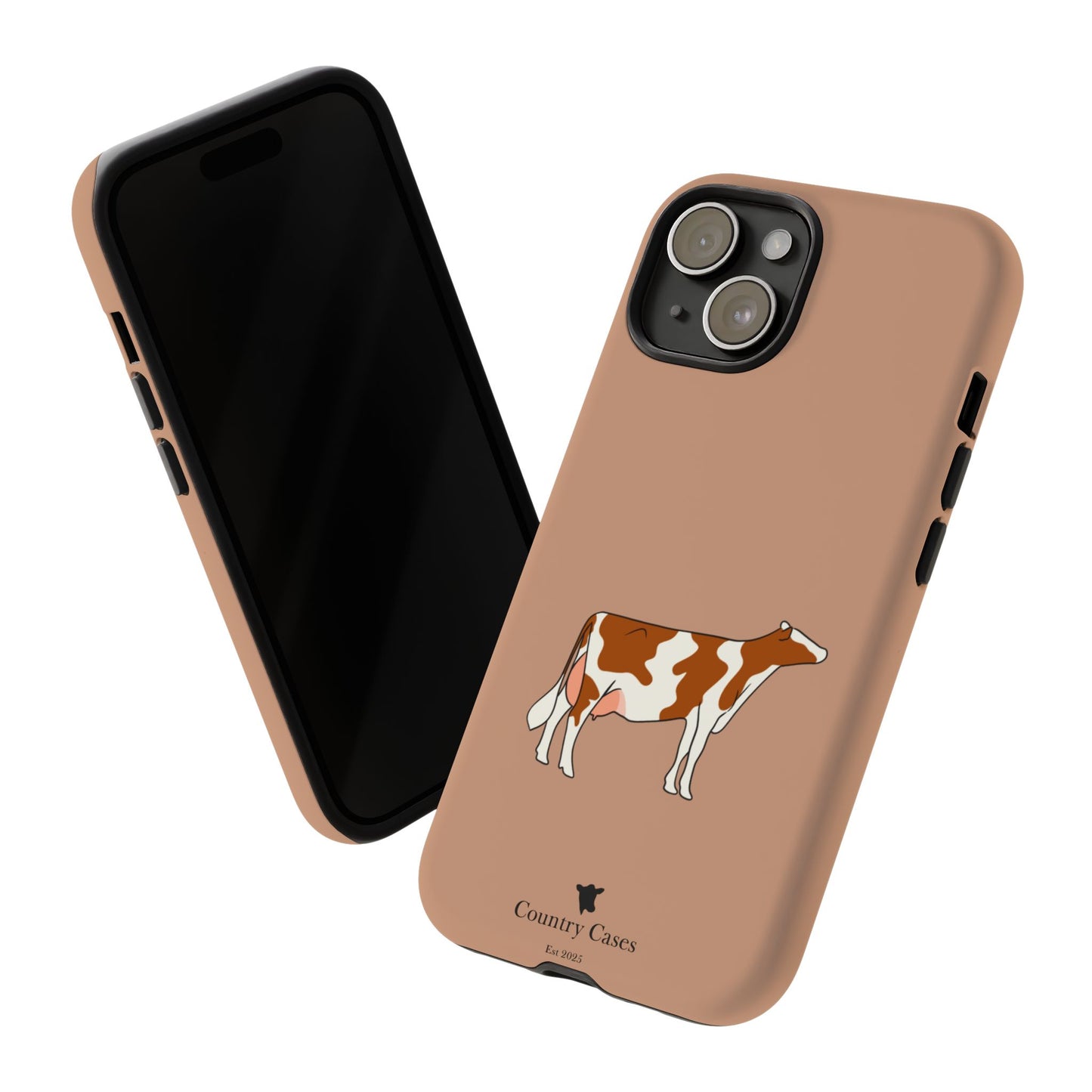 Red and white Holstein case