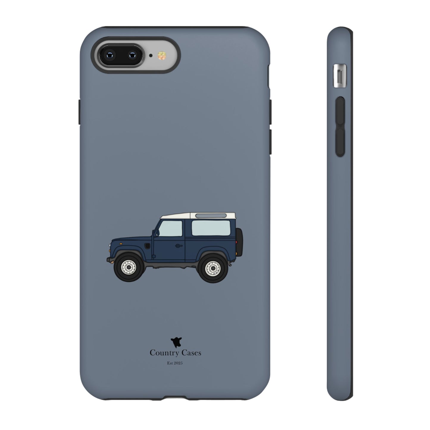 Blue landy phone case