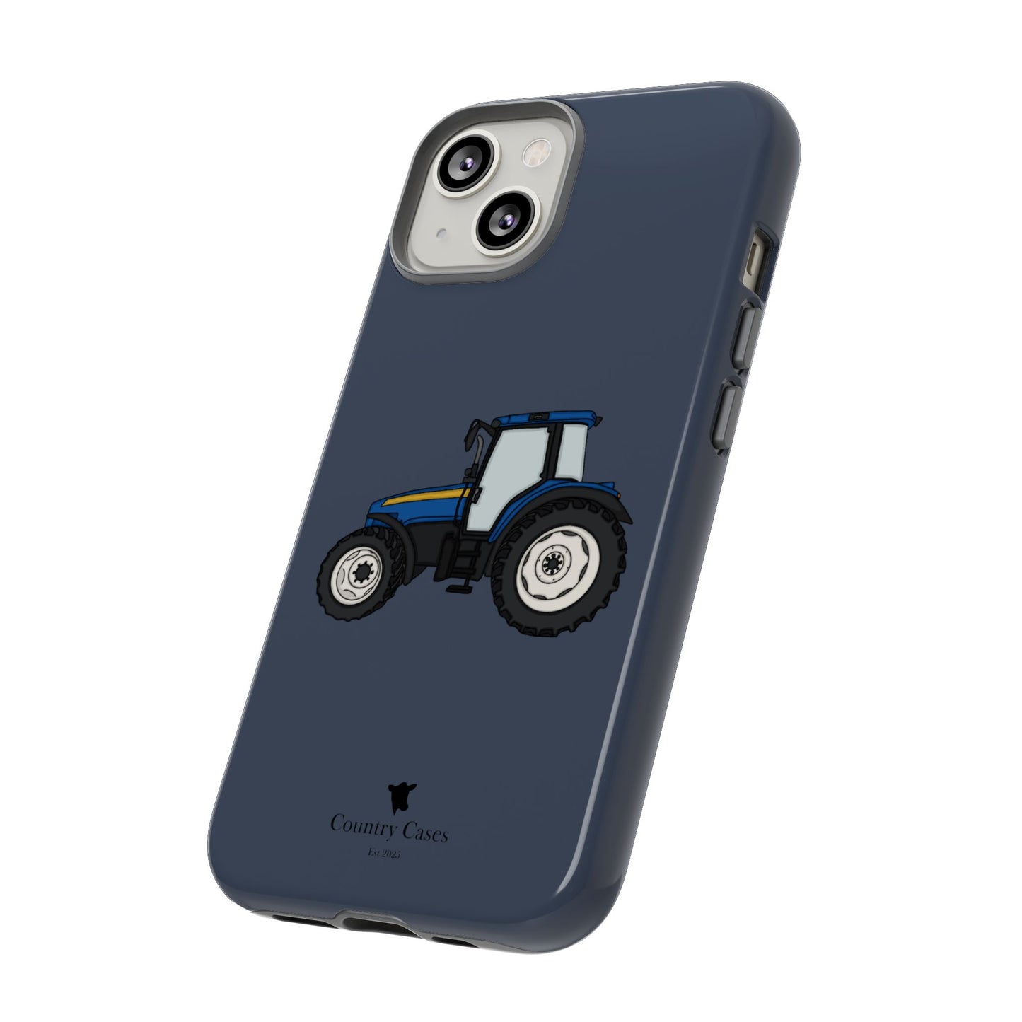 Blue tractor case